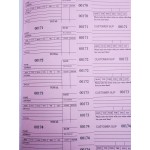 Ticket Book-Square Counter Book-pink color